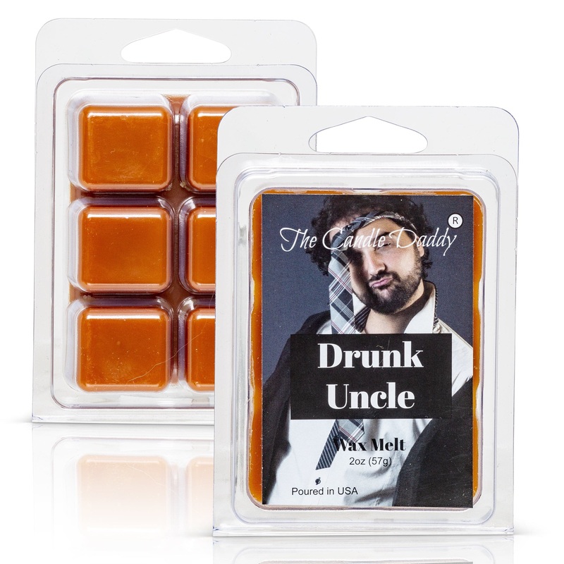 Drunk Uncle – Whiskey Scented Melt- Maximum Scent Wax Cubes/Melts- 1 Pack -2 Ounces- 6 Cubes 1 Pack of Wax Melts – $6.99