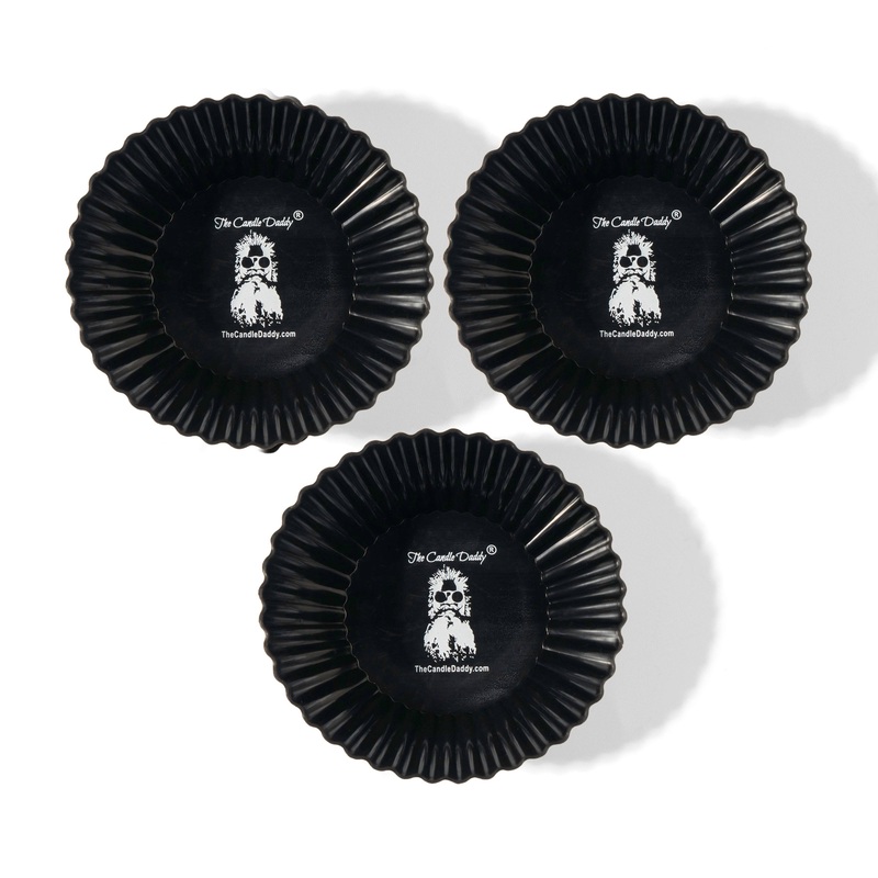 The Candle Daddy’s “Rubbers” – (3) Silicone Wax Warmer Liners -Re-Usuable – Must Have for All Wax Melt Users! Black