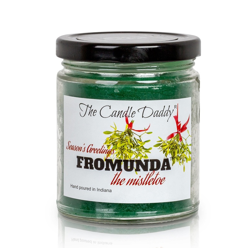 Fromunda The Mistletoe Holiday Candle – Funny Blue Spruce Pine Tree Scented Candle – Funny Holiday Candle for Christmas, New Years – Long Burn Time, Holiday Fragrance, Hand Poured in USA – 6oz
