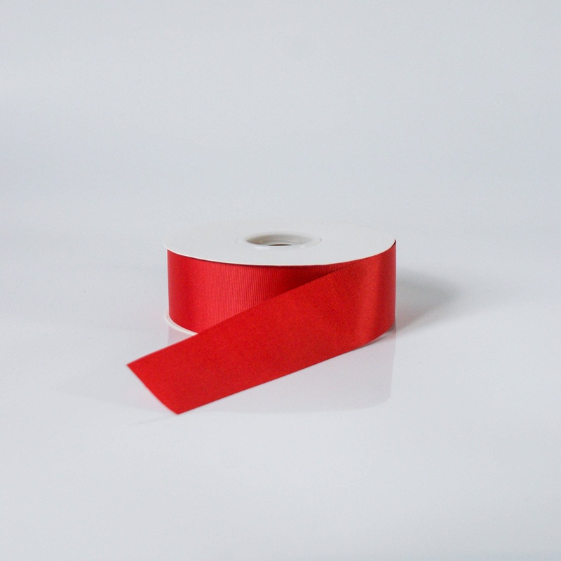 Grosgrain Ribbon  Crimson Red 10 mm 50 M