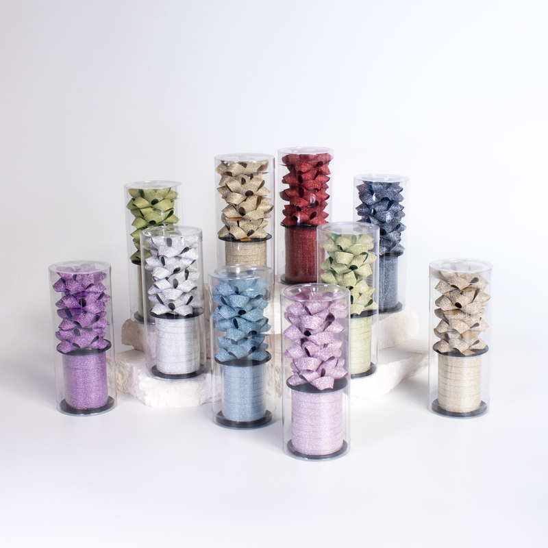 Glitter Gift Wrapping Set Gold