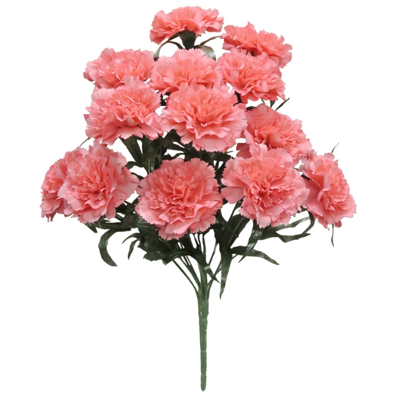 18 IN CARNATION BUSH X 14 – 56996-CORAL