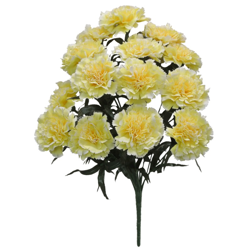 18 IN YELLOW CARNATION BUSH X 14 – 56996-YEL