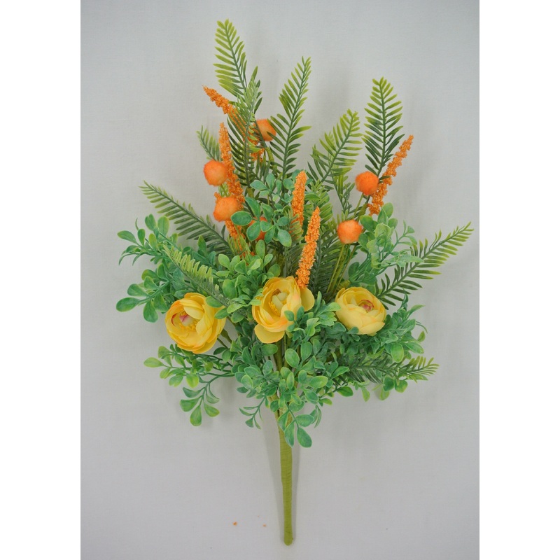 18 IN YELLOW MIXED RANUNCULUS – 64838-YEL