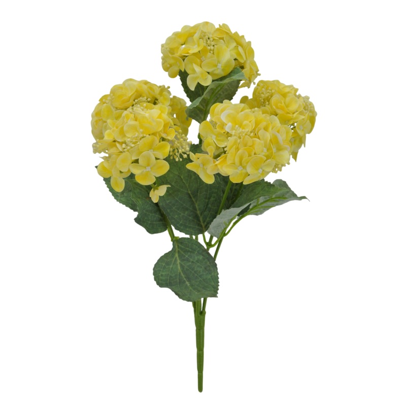 17 IN YELLOW HYDRANGEA BUSH X 5 – 84845-YEL