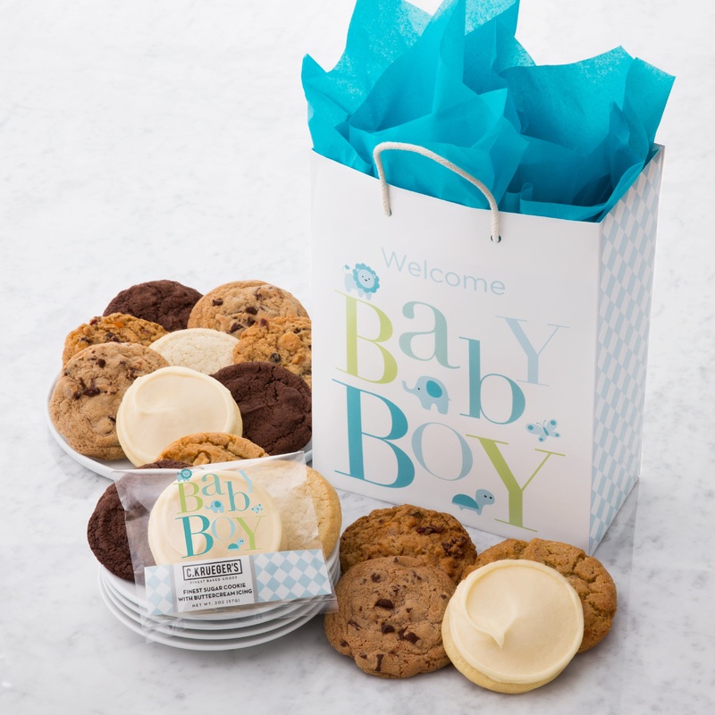 Baby Boy Gift Bag – Assorted Cookies