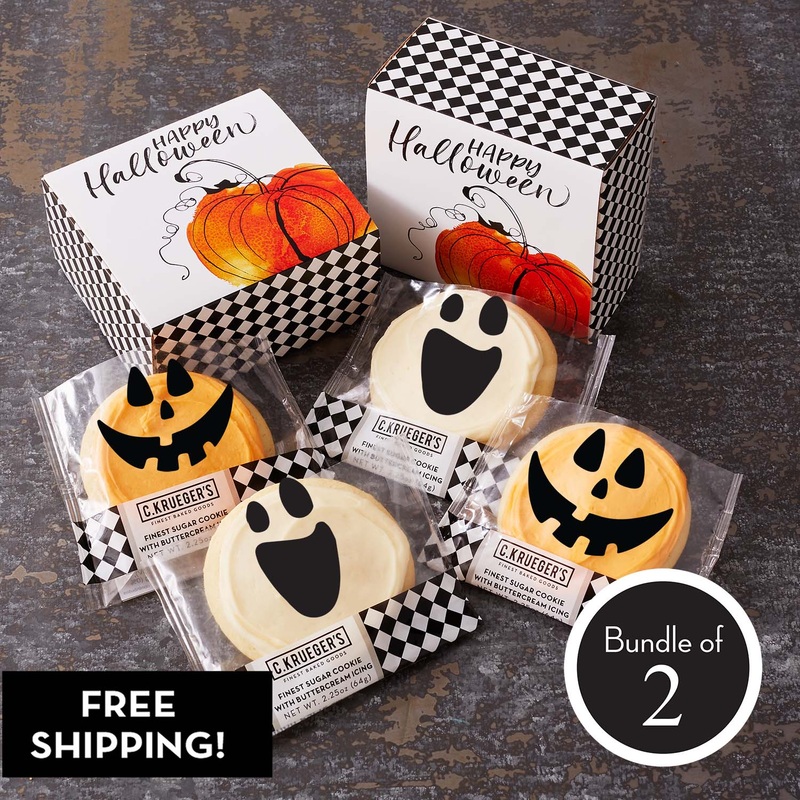 Bundle of 2: Happy Halloween Duo Samplers  Iced Cookies with Messages 2 Duo’s