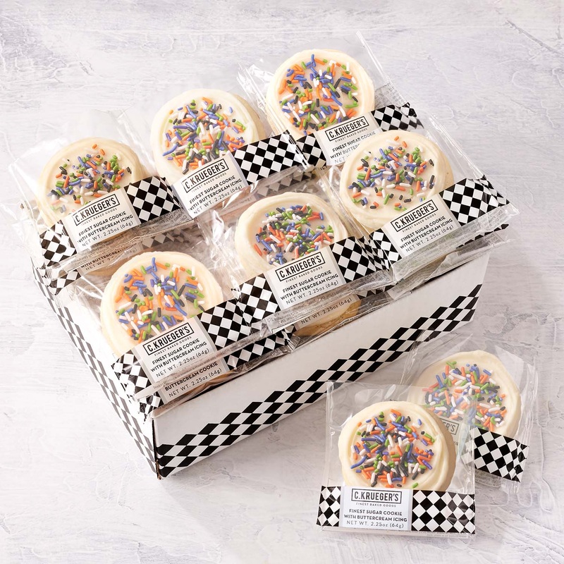 Just the Cookies – Halloween Iced Cookies with Sprinkles 12 COOKIES
