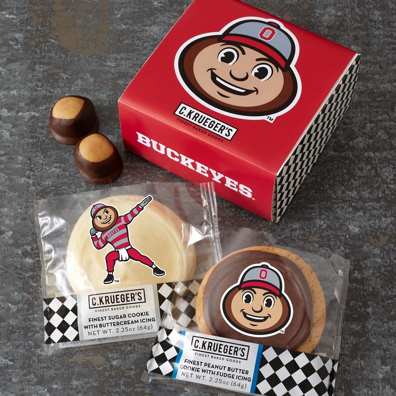 OSU Brutus Buckeye Cookie and Snack Gift Box Sampler