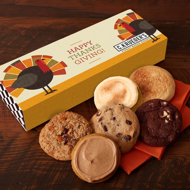 Thanksgiving Half Dozen Sampler – Assorted Cookies