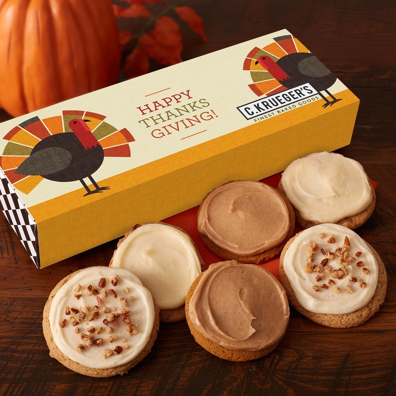 Thanksgiving Half Dozen Sampler – Select Your Cookies 6 Cookies (2842)