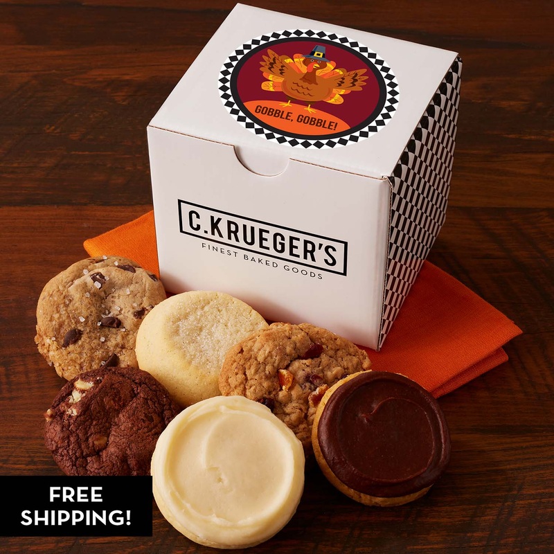 Thanksgiving Mini Cube Sampler – Assorted Mini Cookies
